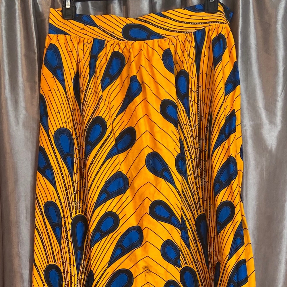 Multi color African Maxi skirt